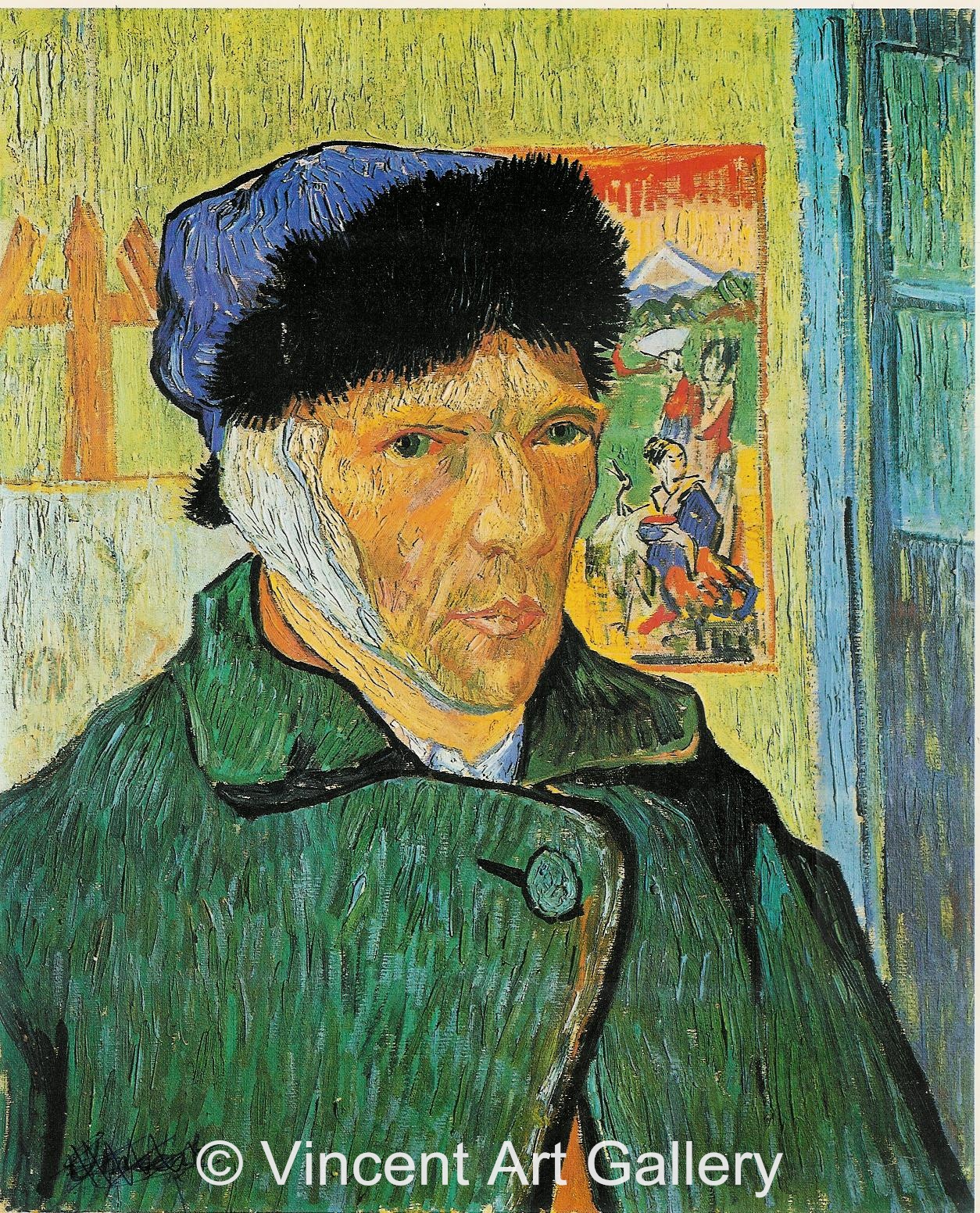 JH1657, Self-Portrait with Bandaged Ear